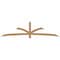 Ekena Millwork Davenport Timber Gable Bracket, Western Red Cedar, 108"W x 27"H x 3 1/2"D x 3 1/2"F, 6/12 Pitch GBW108X27X0404DAV00SWR - alternate 1
